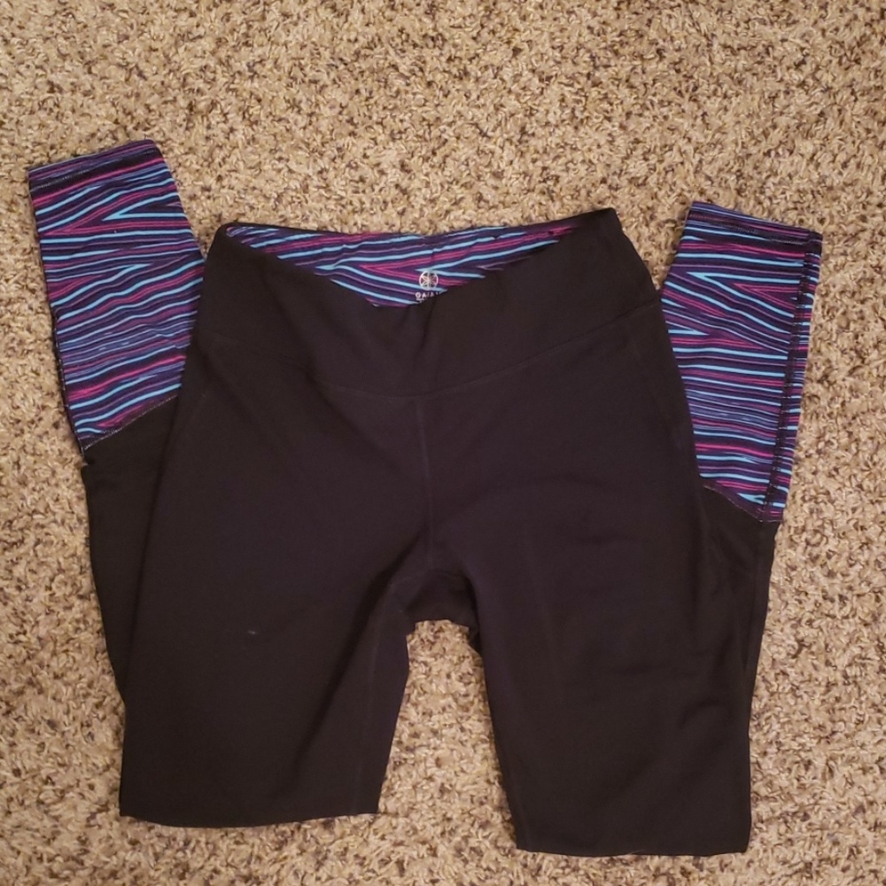 Comfy Striped with mesh Leggings